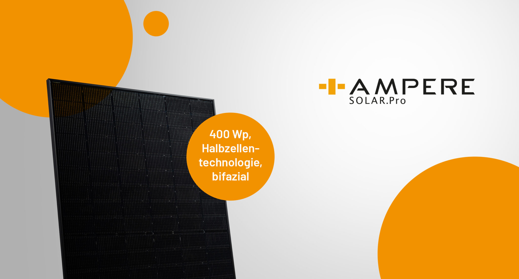 AMPERE Solar.Pro 400 TG Solarmodul