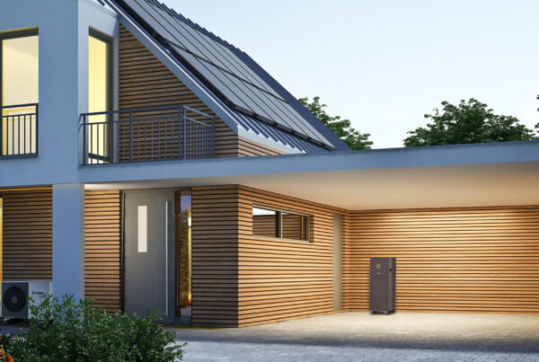 Einfamilienhaus mit Photovoltaik Komplettanlage