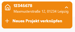 EKD Kundenportal Projektverknüpfung