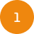 Nummer 1 in einem orangenen Kreis