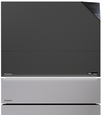 Nahaufnahme des Stromspeicher von EKD Ampere.StoragePro
