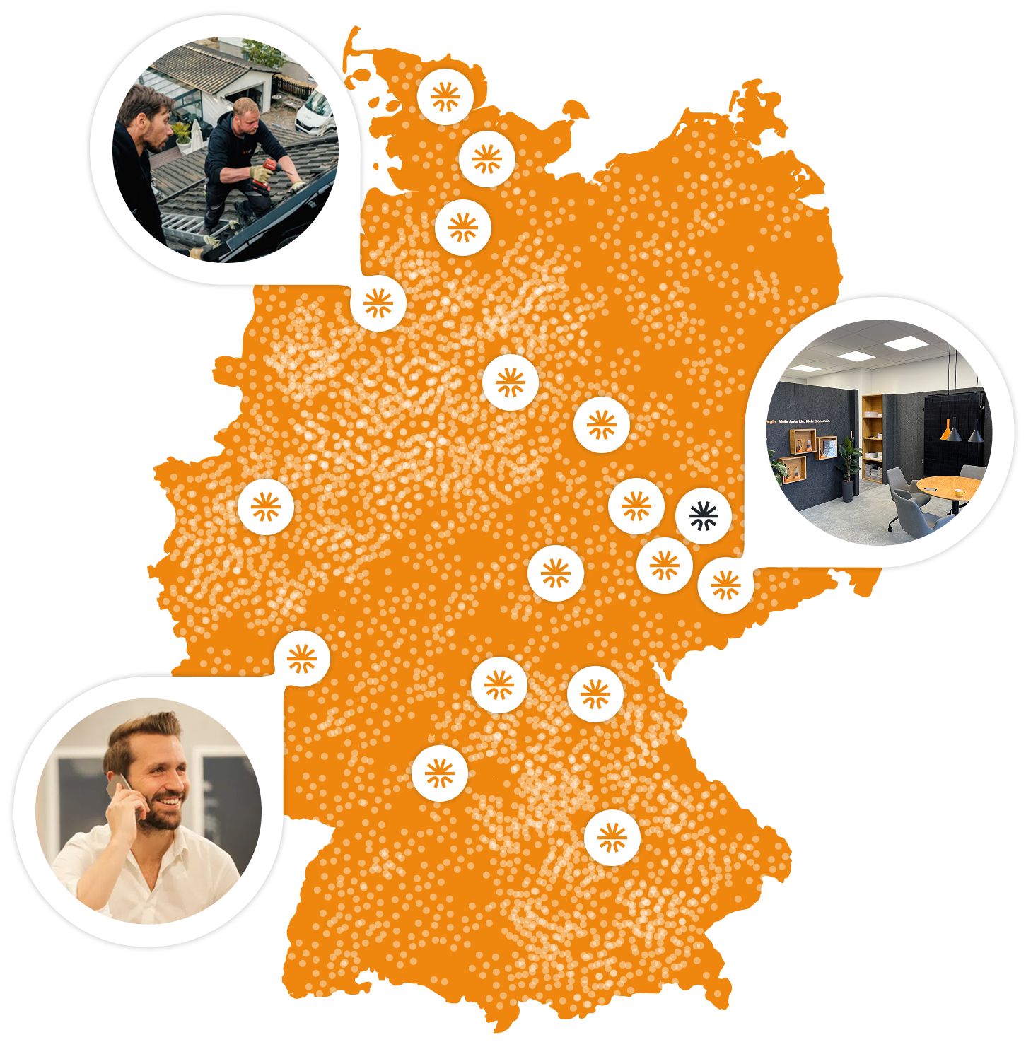 EKD ist für Sie Deutschlandweit vertreten. Mit Beratung, Montage & Showrooms.