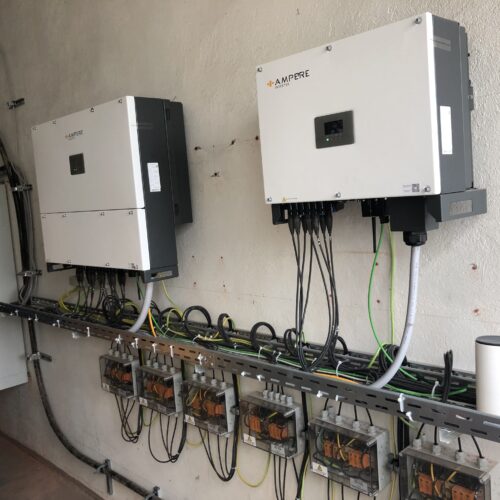 Solar-Großanlage bei der Kreislaufwirtschaft Kühl in Annaberg-Buchholz