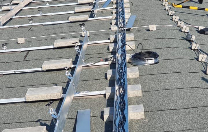 Solar-Großanlage bei der Kreislaufwirtschaft Kühl in Annaberg-Buchholz