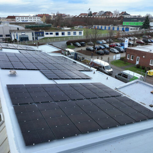 Solar-Großanlage bem Bau Bildung Sachsen e.V. in Bautzen